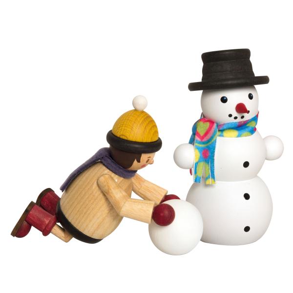 Mäxchen mit Schneemann